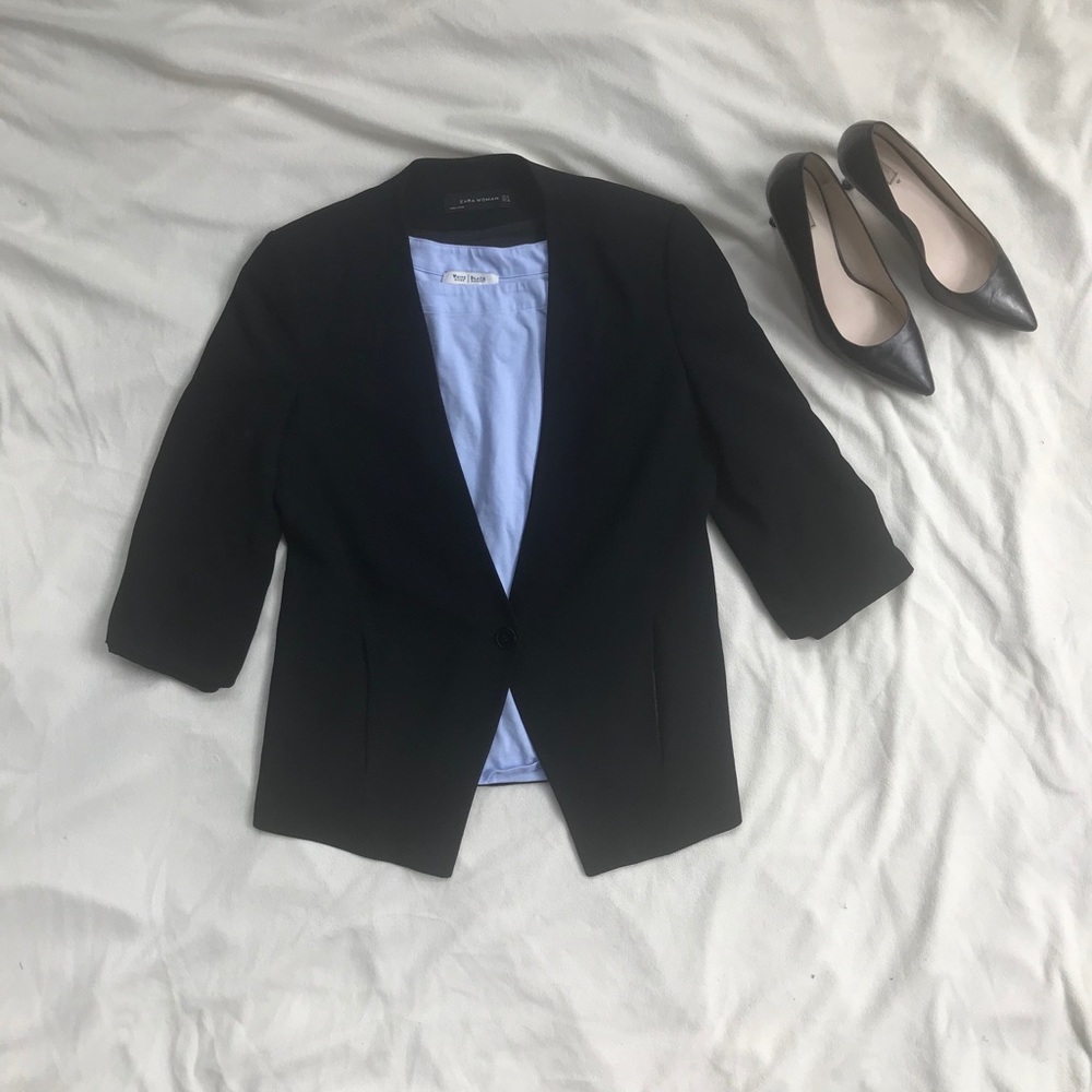 Light Blue White House Black Market Top